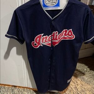 Boys Cleveland Indians Lindor jersey